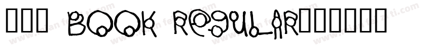 718 Book Regular字体转换